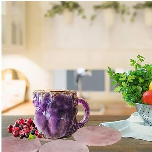 Cross-Border New Arrival Imitation Mineral Crystal Coffee Cup