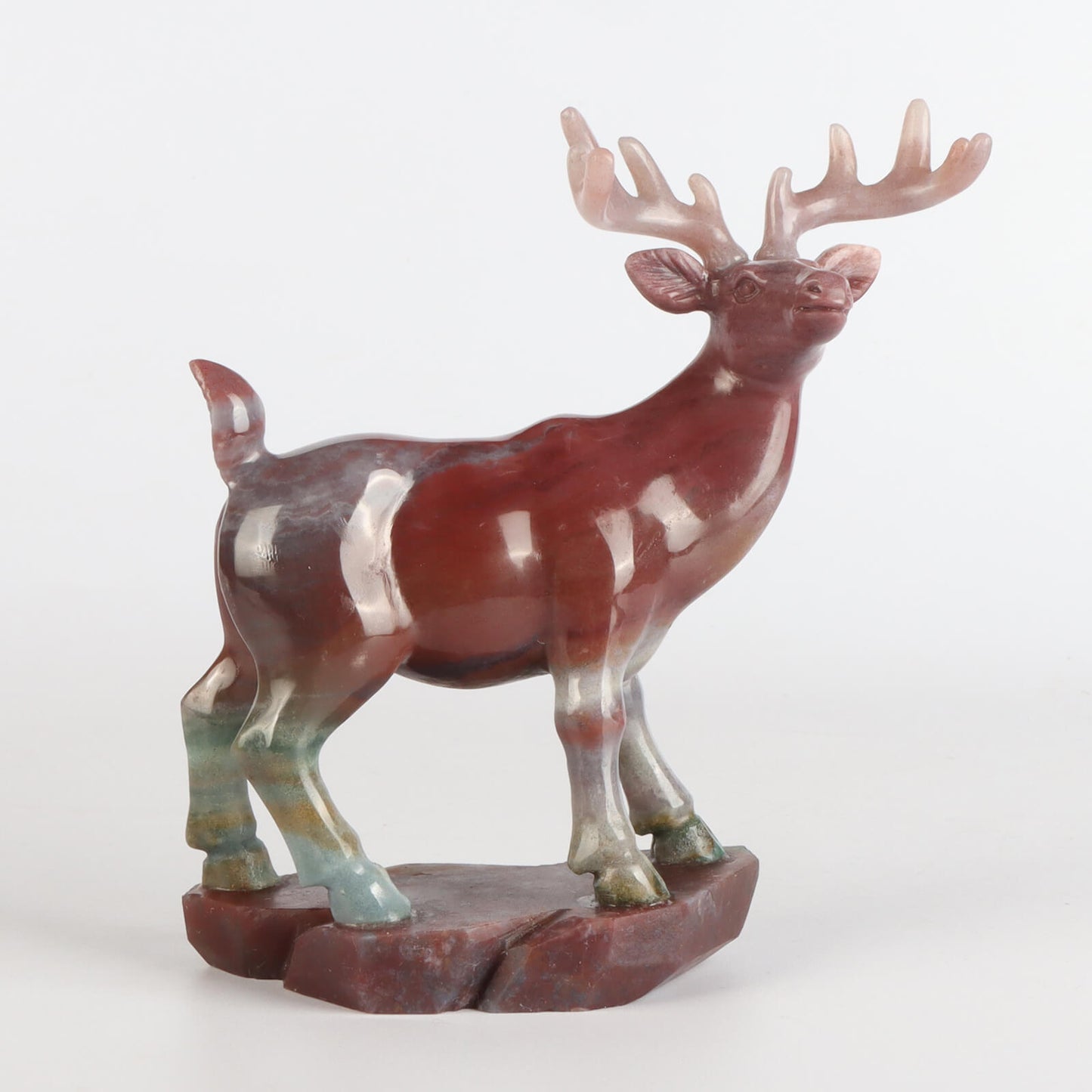 🦌Crystal Deer Ocean Jasper Moose 🦌