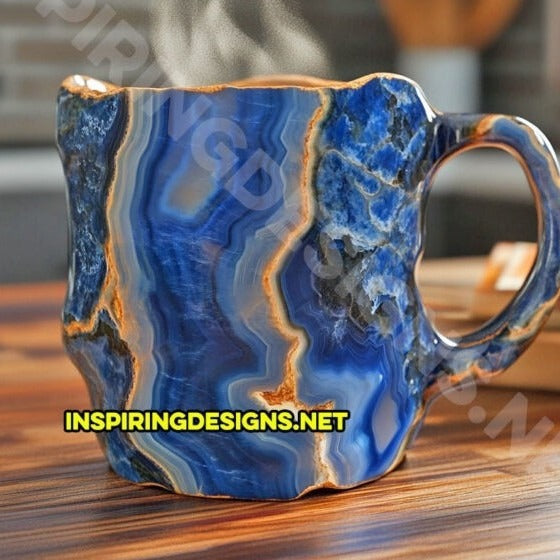 Cross-Border New Arrival Imitation Mineral Crystal Coffee Cup