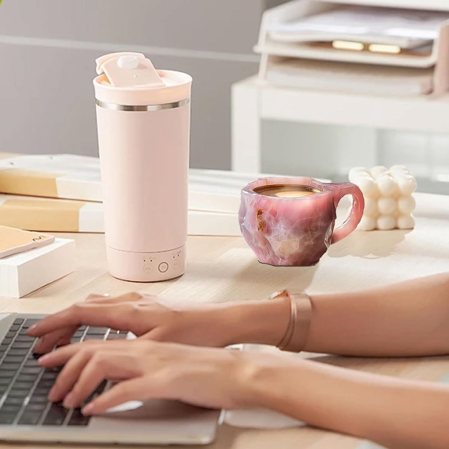 Cross-Border New Arrival Imitation Mineral Crystal Coffee Cup