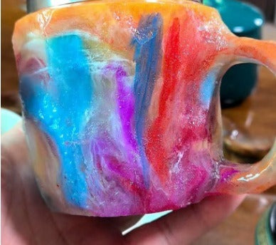 Cross-Border New Arrival Imitation Mineral Crystal Coffee Cup