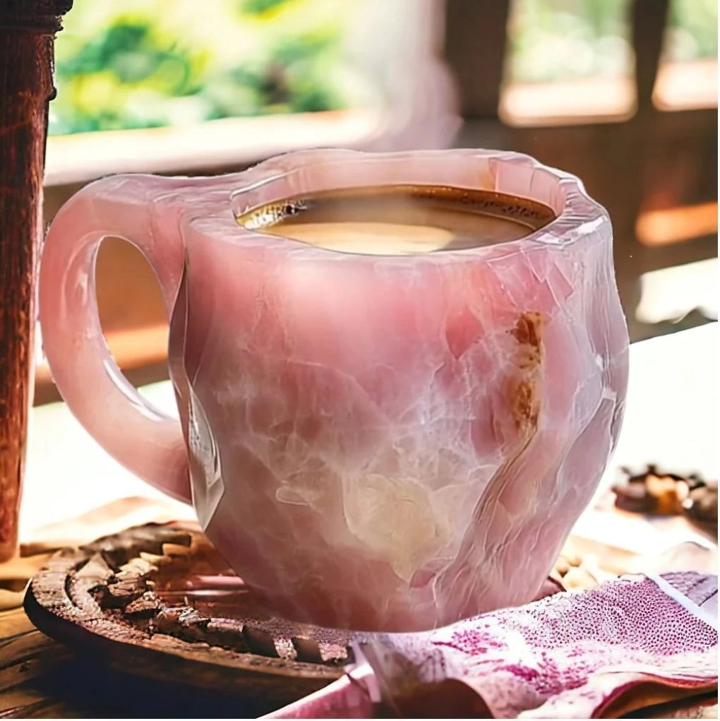 Cross-Border New Arrival Imitation Mineral Crystal Coffee Cup