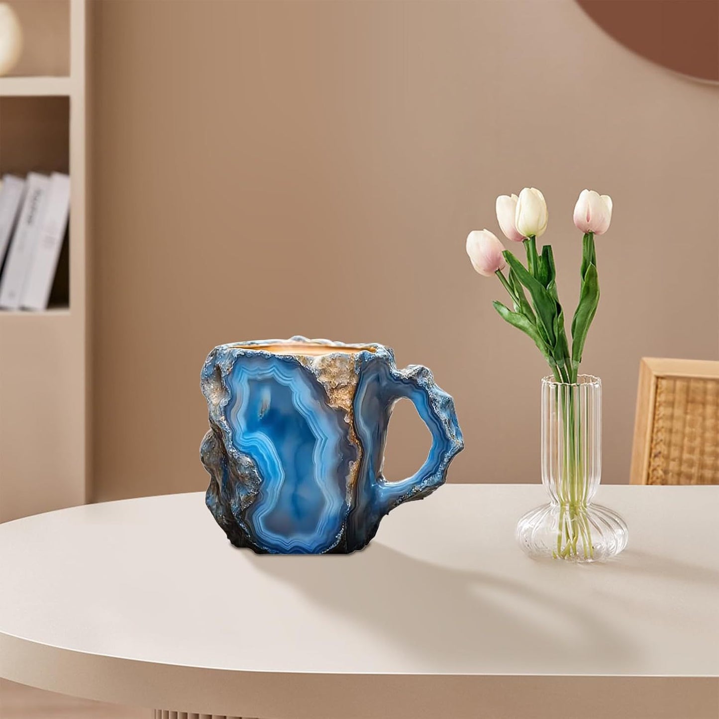 Cross-Border New Arrival Imitation Mineral Crystal Coffee Cup