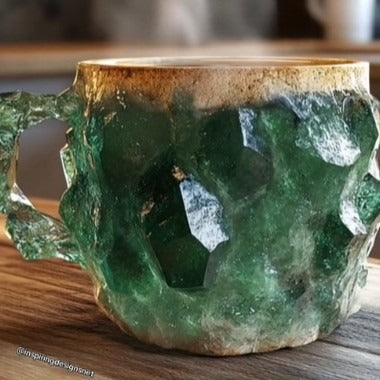 Cross-Border New Arrival Imitation Mineral Crystal Coffee Cup