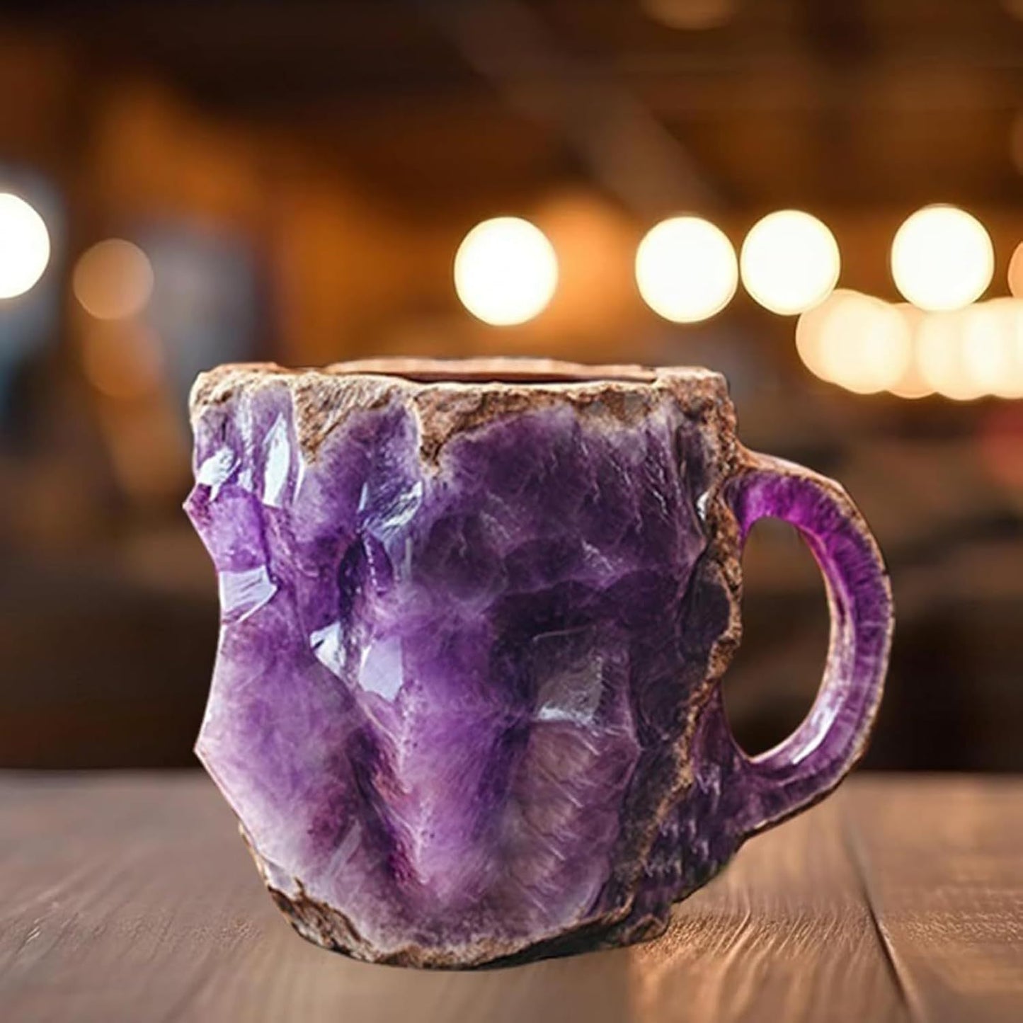 Cross-Border New Arrival Imitation Mineral Crystal Coffee Cup