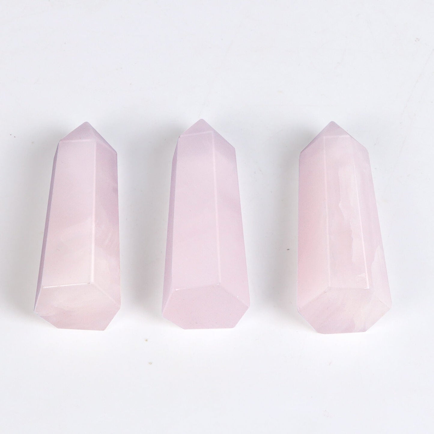 Rose Quartz Crystal Point Tower Wholesale