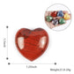 1.25 Inch 7 Chakra Heart Stones Sets❤️🧡💛💚💙💜🤎🖤