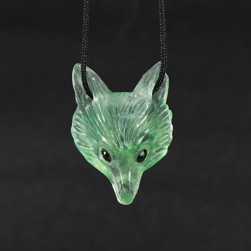 1.6" Crystal Fox Pendant SmqartCrystal