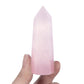 Rose Quartz Crystal Point Tower Wholesale
