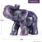 2" Crystal Elephant Statue SmqartCrystal