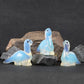 Artistone Hand Carved Opalite stone 2" Crystal Dinosaur Statue Animal Collection. SmqartCrystal